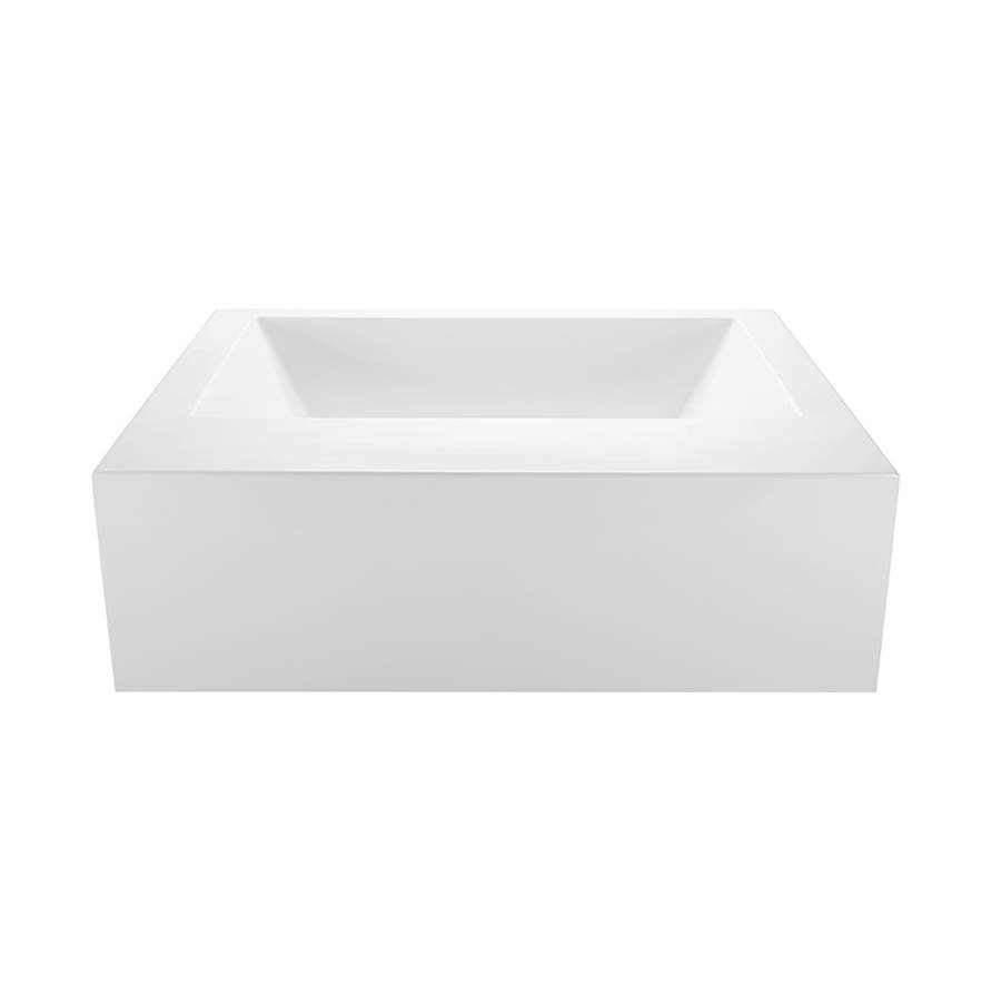 MTI Baths Metro 1 Acrylic Cxl Sculpted 3 Side Air Bath - White (71.75X41.875)