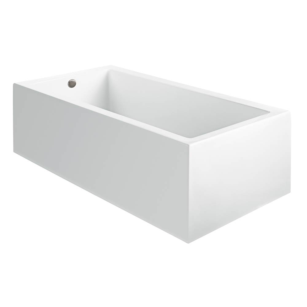 MTI Baths Andrea 5A Acrylic Cxl Sculpted 4 Side Air Bath - White (66X36)