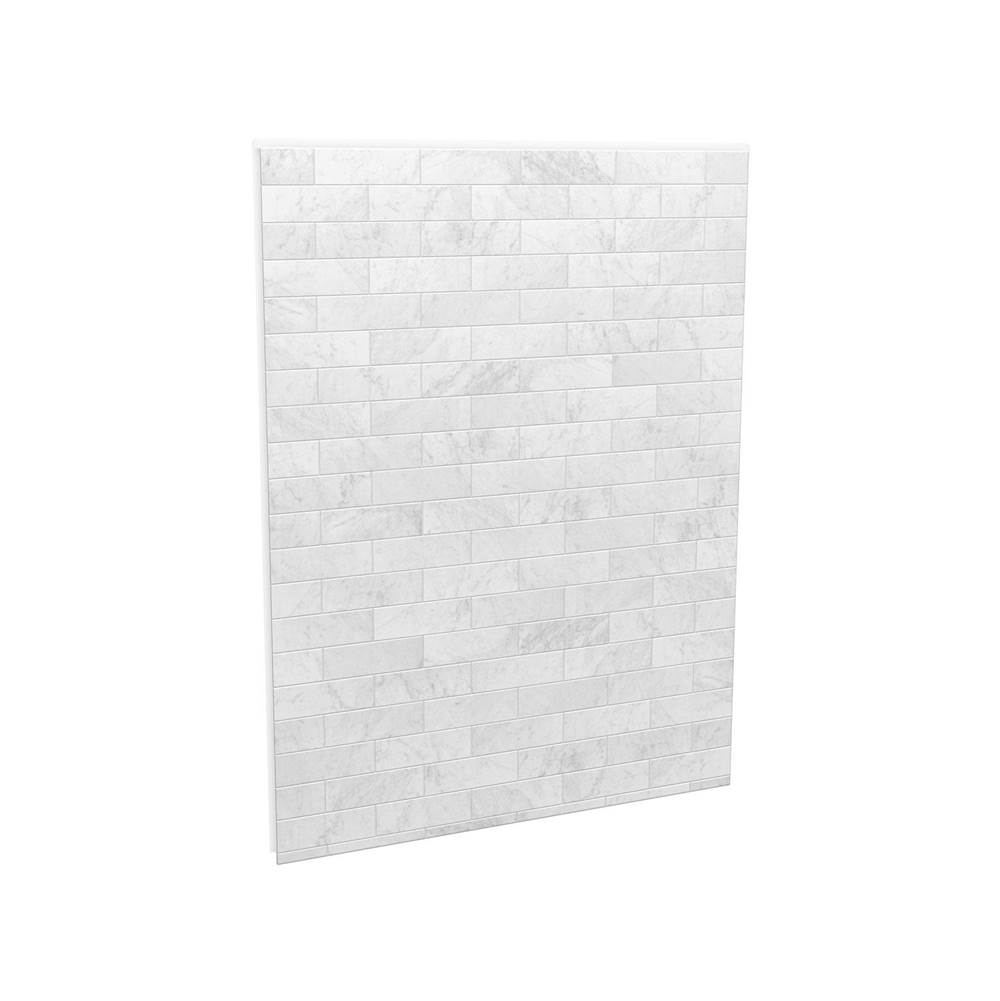 Maax Utile 60 in. Composite Direct-to-Stud Back Wall in Marble Carrara