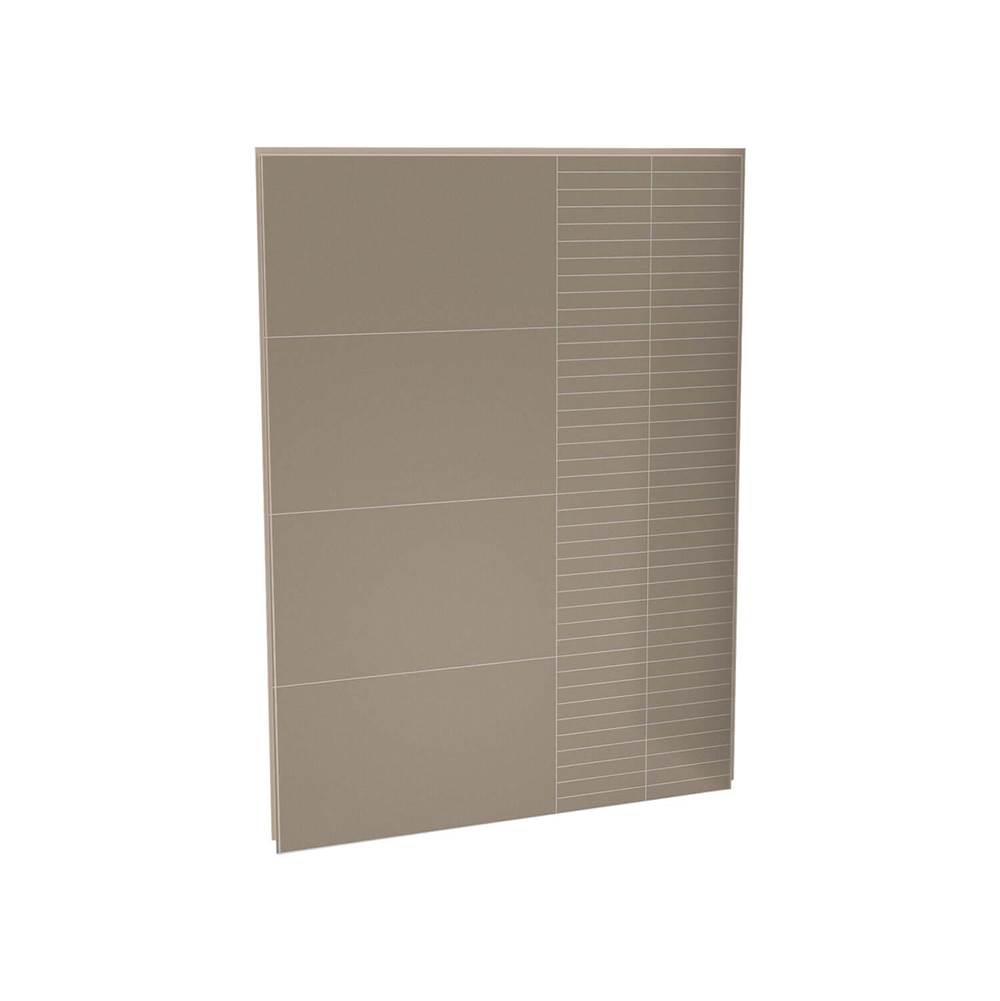 Maax Utile 60 in. Composite Direct-to-Stud Back Wall in Erosion Taupe