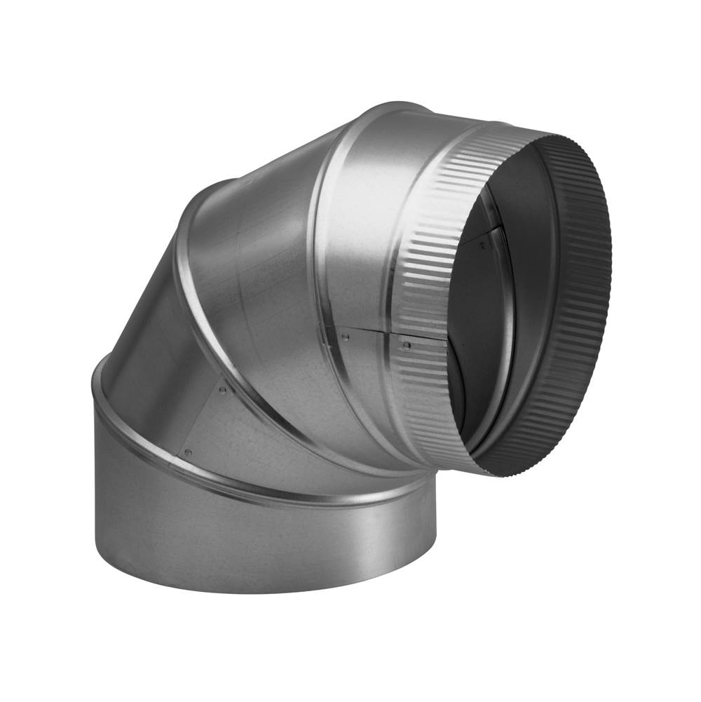 Broan Nutone 7'' Round Elbow Duct for Range Hoods and Bath Ventilation Fans
