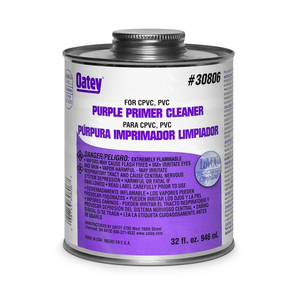 Oatey 32 Oz Purple Primer/Cleaner