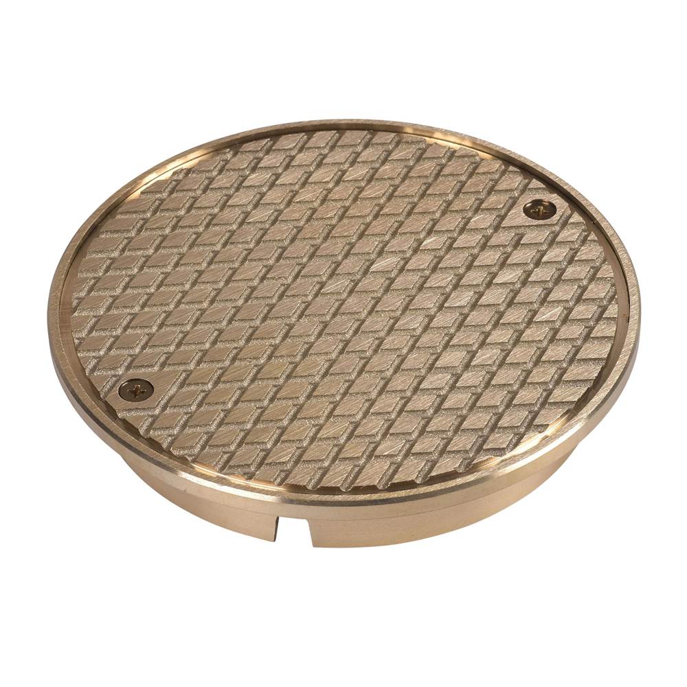 Oatey 180B-4 In. Brass Clean Out Frame  Cover