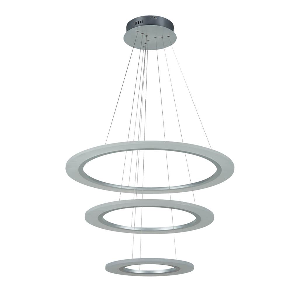 PLC Lighting PLC 1 Three ring Pendant from the Halo Collection