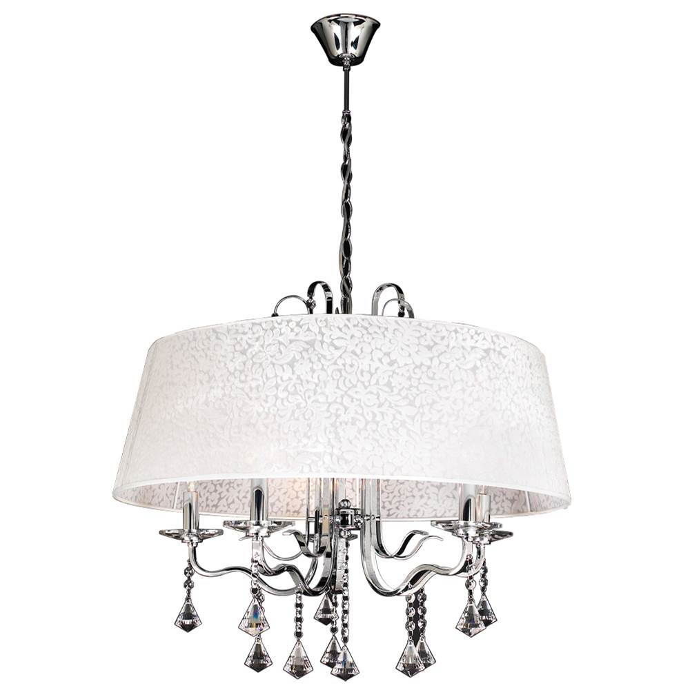 PLC Lighting PLC 5 Light Chandelier Lily Collection 34128 PC