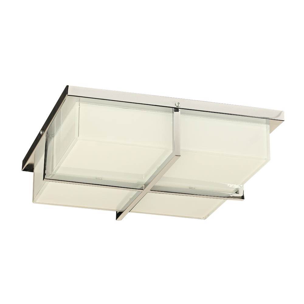 PLC Lighting PCL1 Sqaure single ceiling light from the Tazza collection