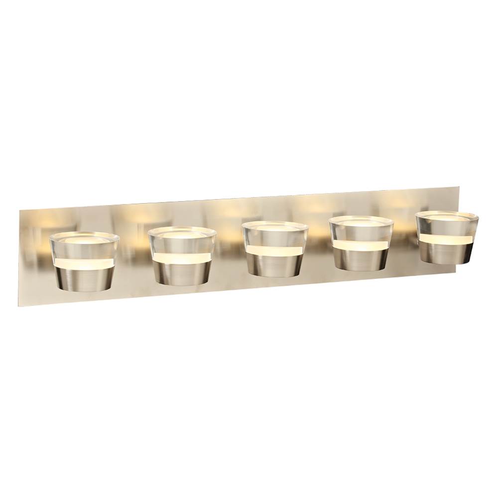 PLC Lighting PLC1 Five light vanity from the Sitra collection