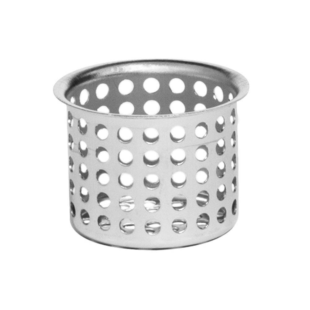 QM Drain Stainless Steel Hair/Debris Strainer for Square Drains with threaded outlet