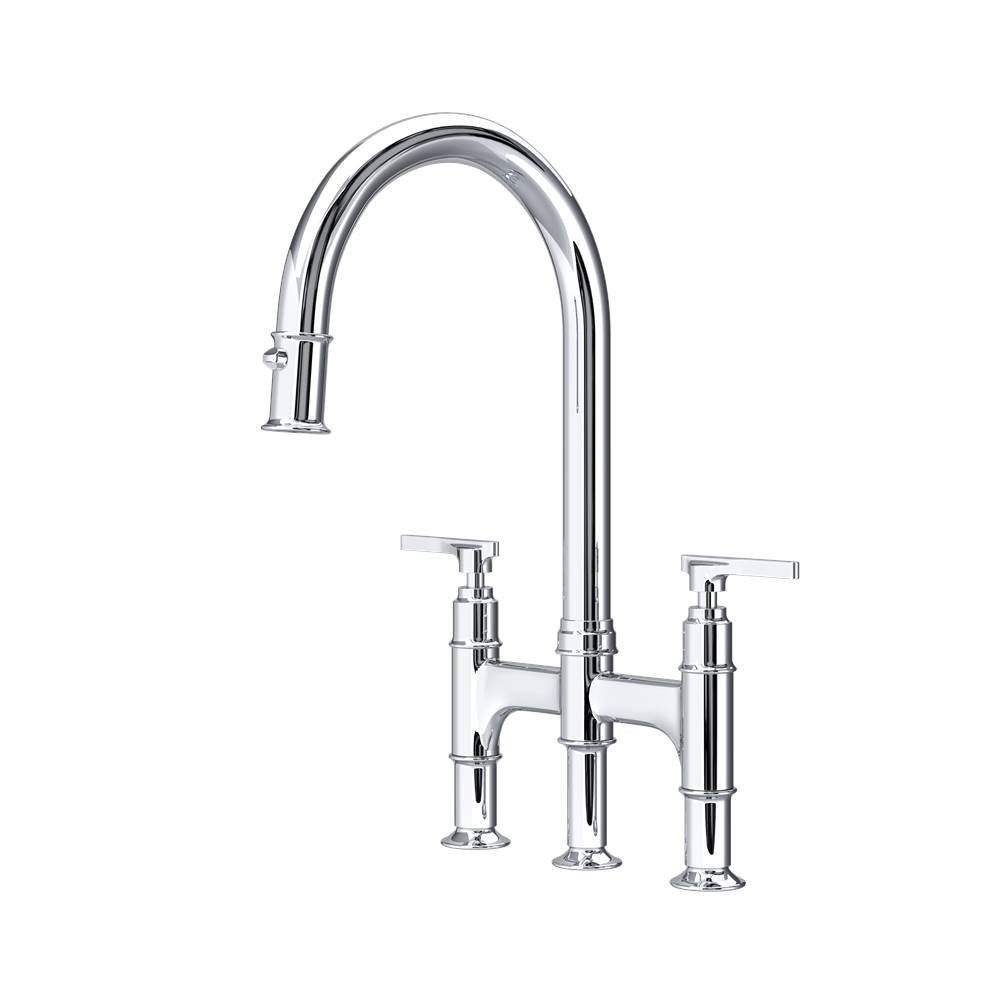 Rohl Southbank™ Pull-Down Bridge Kitchen Faucet