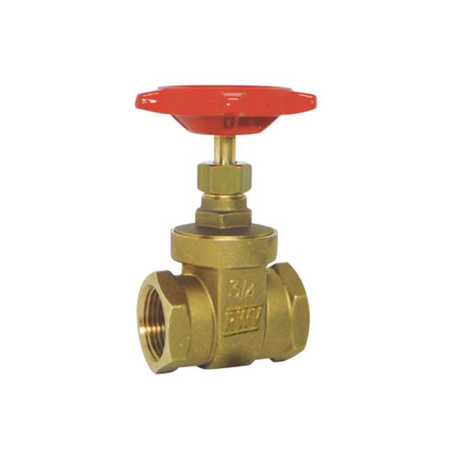 Red-White Valve 1/2 IN 125# WSP,  200# WOG,  Brass Body,  Threaded Ends