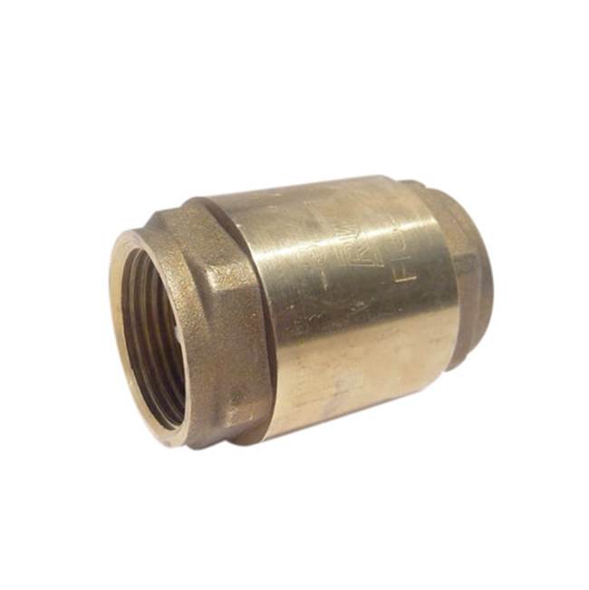 Red-White Valve 1-1/2 IN 200# WOG,  Forged Brass Body,  Threaded Ends,  Spring Loaded
