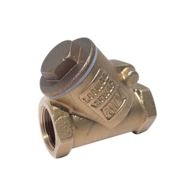 Red-White Valve 1 IN 125# WSP,  200# WOG,  Bronze Body,  Threaded Ends