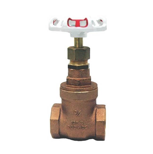 Red-White Valve 1/4 IN 125# WSP,  200# WOG,  Bronze Body,  Threaded Ends