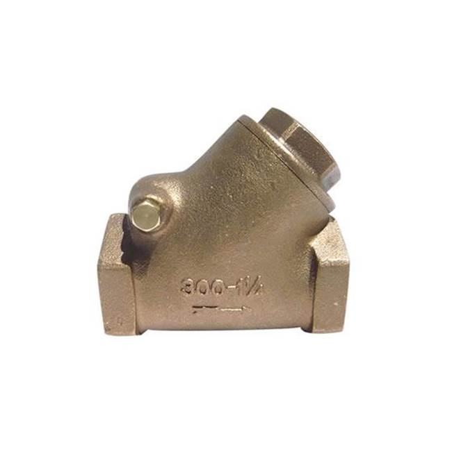 Red-White Valve 3/4 IN 300# WSP,  500# WOG,  Bronze Body,  Threaded Ends