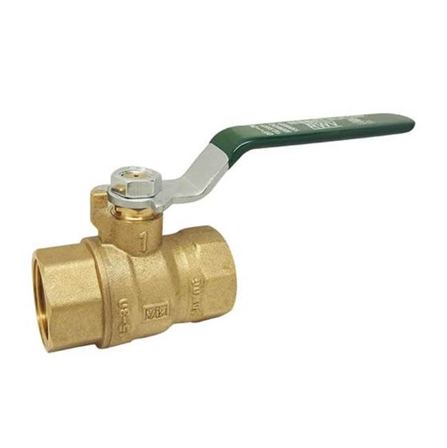 Red-White Valve 1/2 IN 150# WSP,  600#WOG,  Brass Body,  Threaded Ends