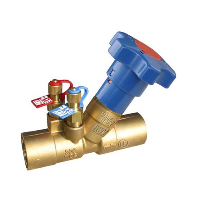 Red-White Valve 3/4 IN 300# WOG,  Brass Body,  Solder Ends,  Fixed Orifice