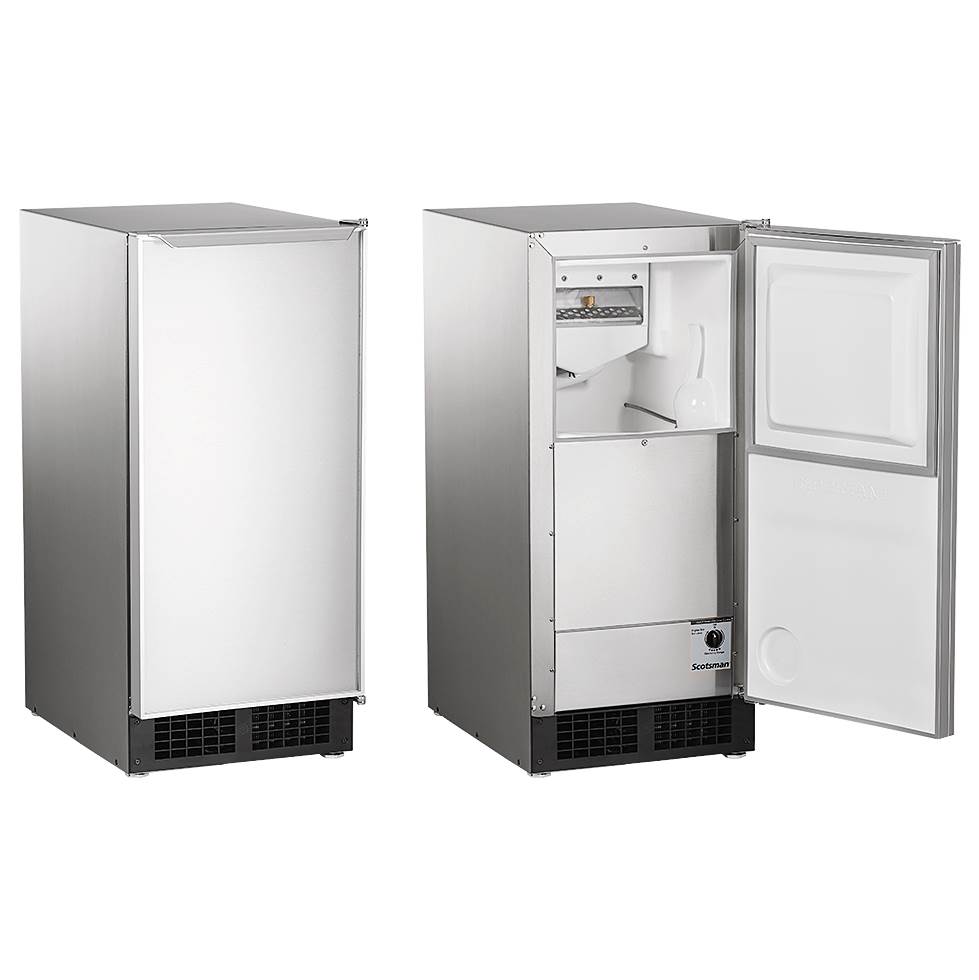 SCN60GA1SS by Scotsman - Brilliance ® Nugget Ice Machine Gravity Stainless  Steel Finish