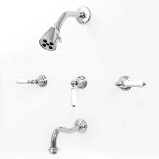 Sigma 3 Valve Tub & Shower Set TRIM (Includes HAF and Wall Tub Spout) ORLEANS POLISHED NICKEL PVD .43