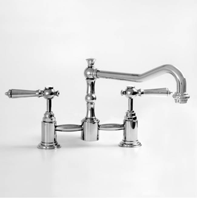 Sigma Pillar Style Kitchen Faucet W/ Swivel Spout Ascot Polished Nickel Pvd .43