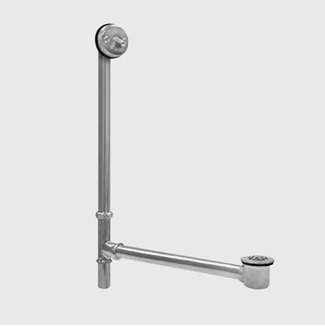 Sigma Concealed Trip-Lever Waste & Overflow  With Bathtub Drain & Strainer  Makes Up To 22''X 25''- 27'' Tall, Adjustable  Satin Gold .54