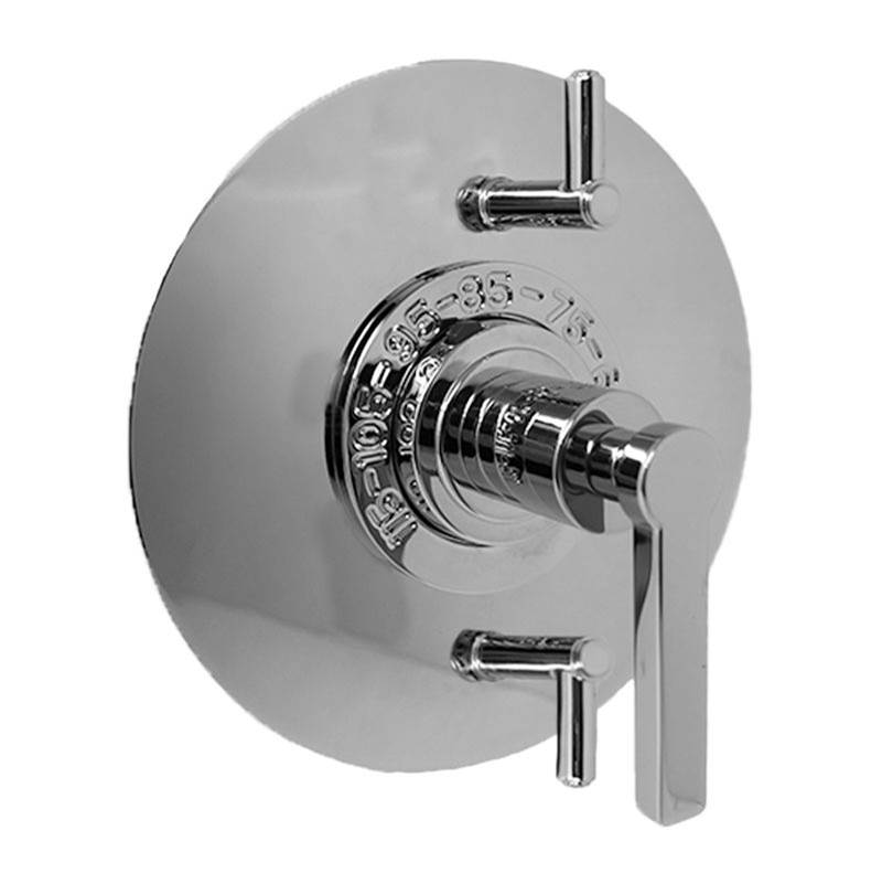 Sigma 1/2'' Thermostatic Set, Two Volume Controls, TRIM CAPELLA POLISHED NICKEL UNCOATED .49