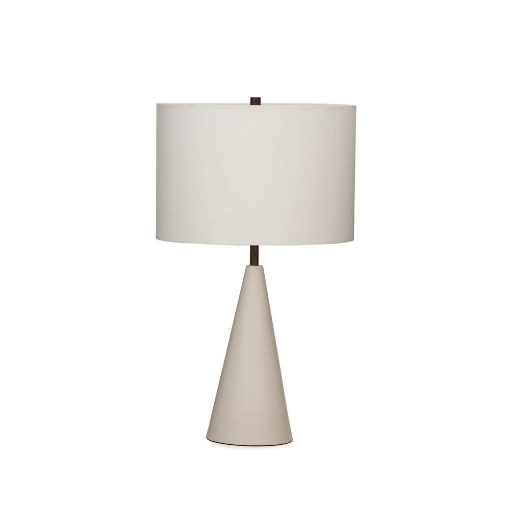 Sherle Wagner Cone Ceramic Table Lamp