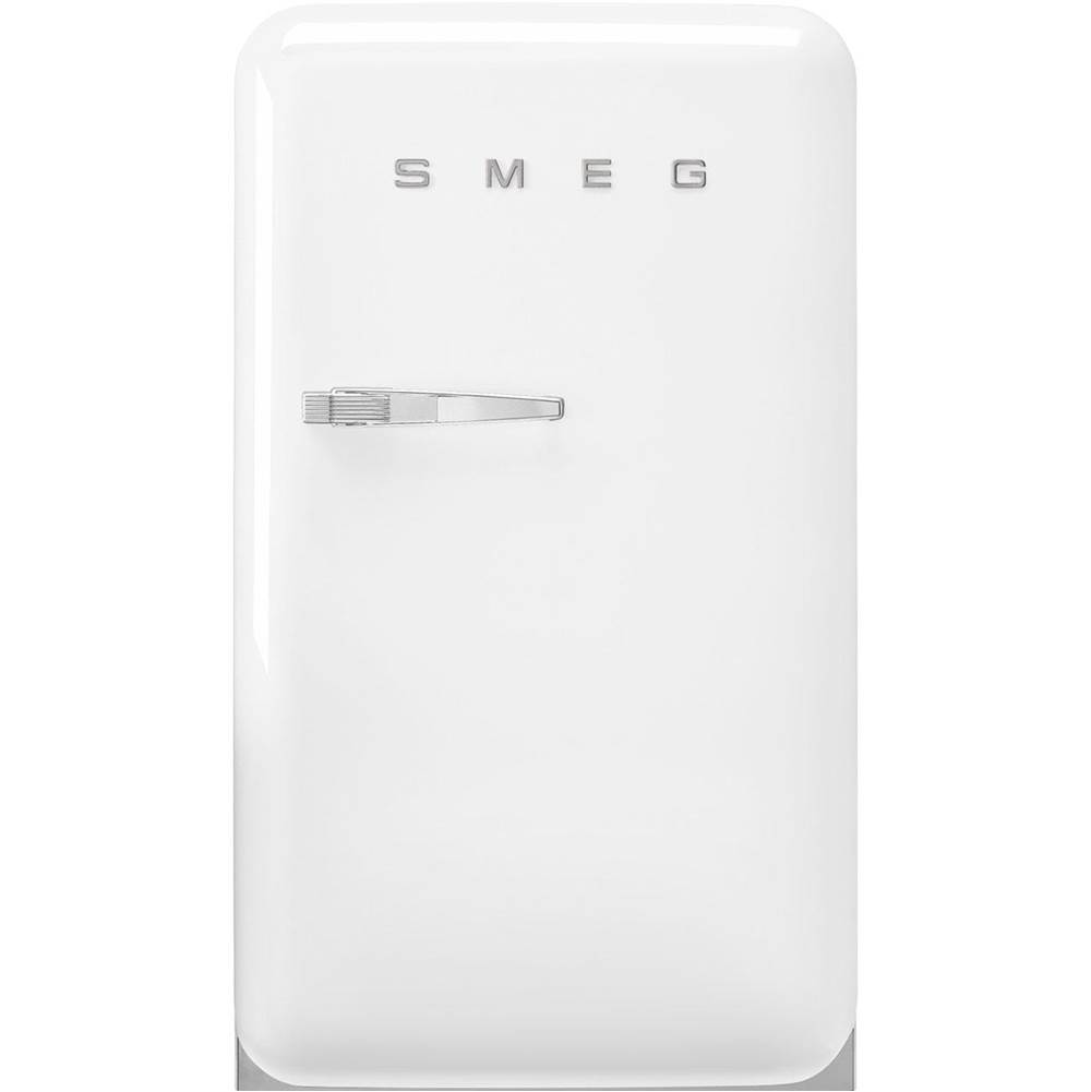 Smeg USA FAB10 Retro 22'' Refrigerator w/Freezer Compartment. White. Right Hinge