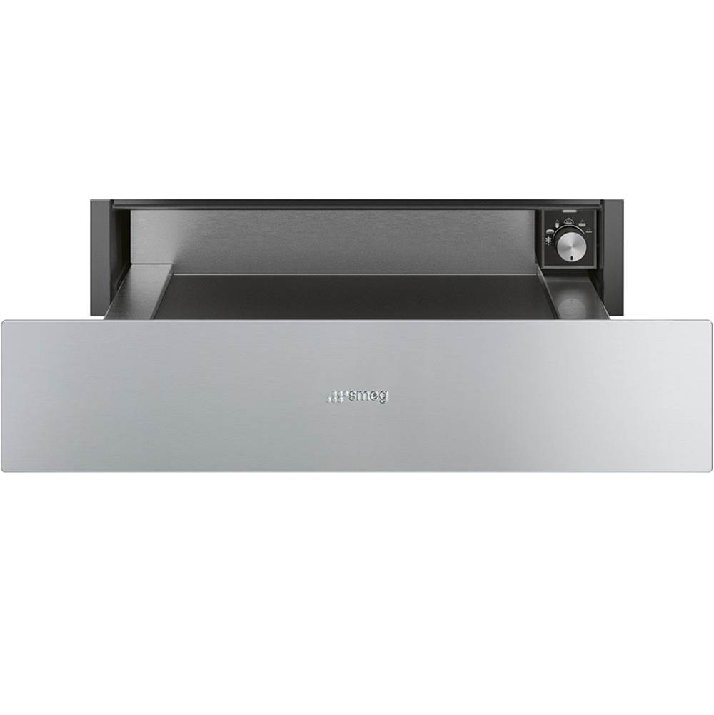 Smeg USA 60 cm (24'') Warming Drawer. Push/Pull Open/Close. Stainless Steel