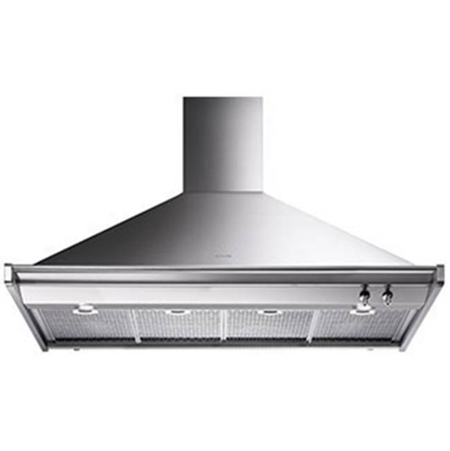 Smeg USA Classic Series Opera 120 cm (48'') Wall Vent Hood. 770 cfm. Vent or Recirc. Stainless Steel