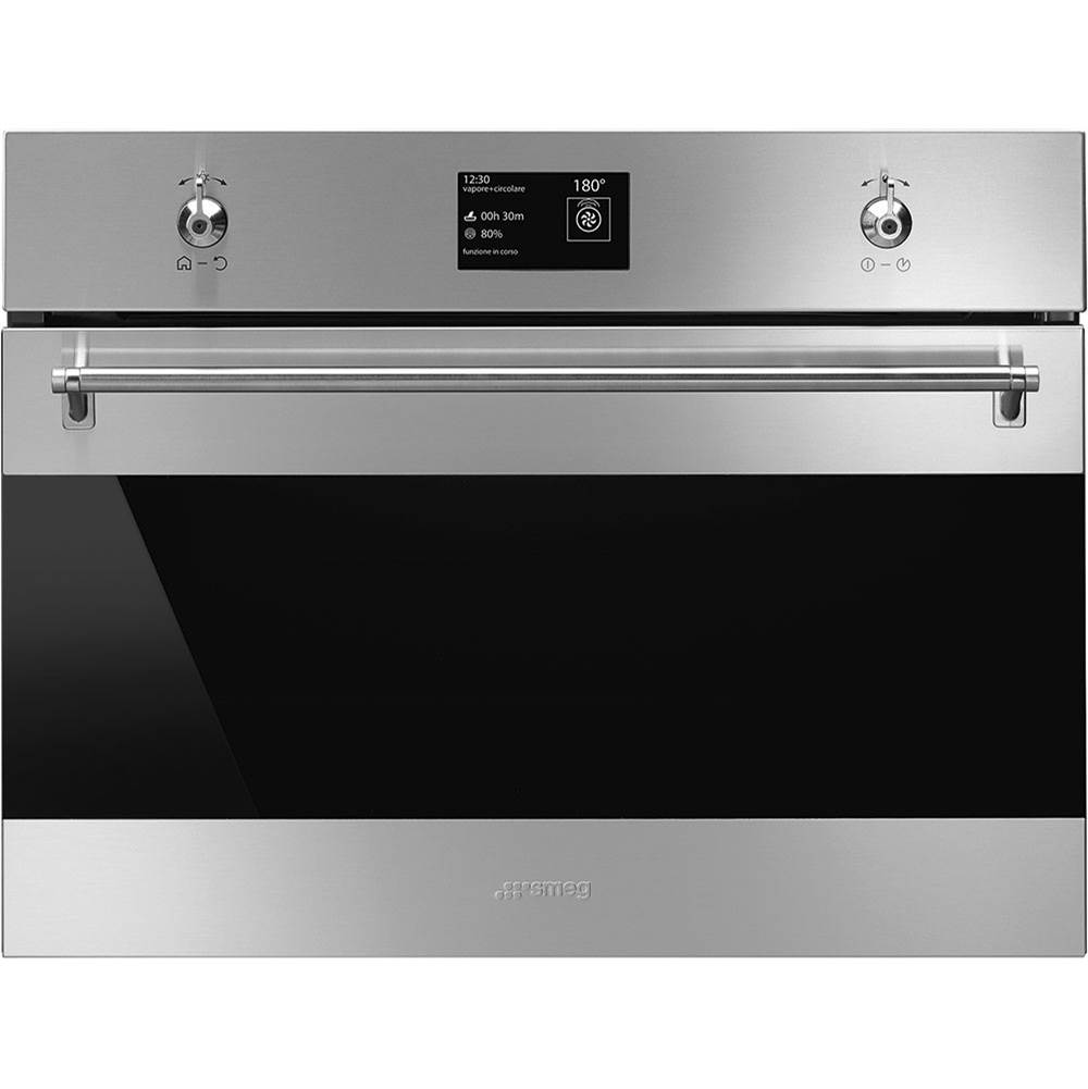 Smeg USA Classic 60 cm (24'') Combi Steam Oven (Steam/Conv). Stainless Steel
