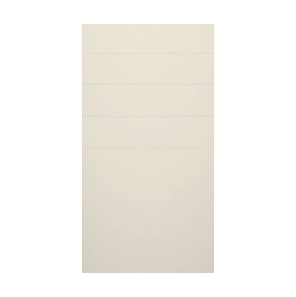 Swan TSMK-9642-1 42 x 96 Swanstone® Traditional Subway Tile Glue up Bathtub and Shower Single Wall Panel in Bisque