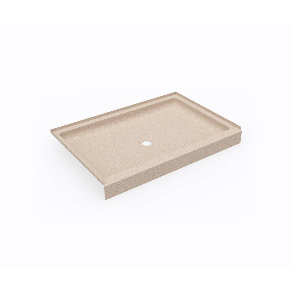 Swan SS-3248 32 x 48 Swanstone® Alcove Shower Pan with Center Drain in Bermuda Sand