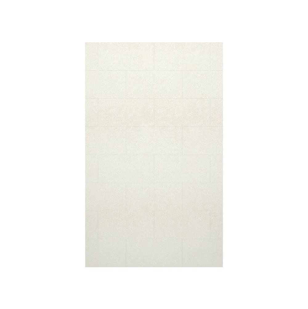 Swan TSMK-9630-1 30 x 96 Swanstone® Traditional Subway Tile Glue up Bathtub and Shower Single Wall Panel in Tahiti White