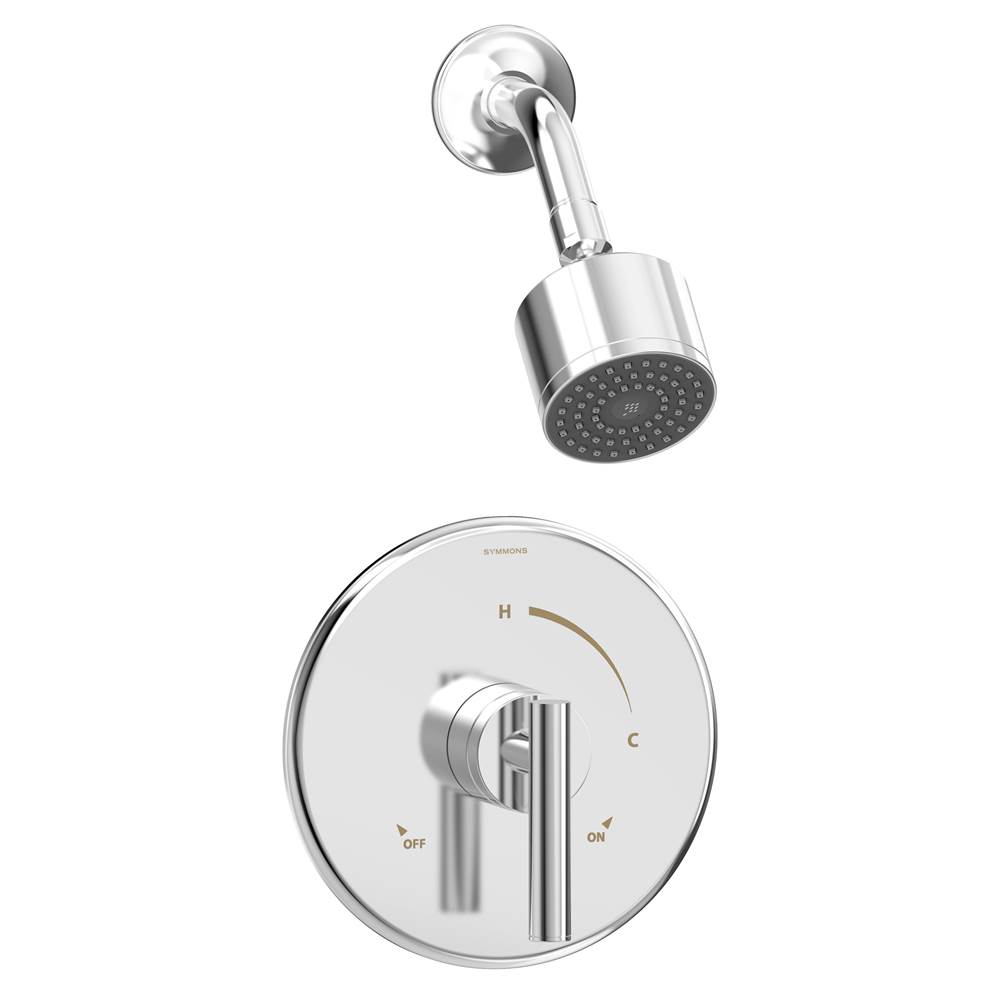 Symmons Dia Single Handle 1-Spray Shower Trim in Polished Chrome - 1.5 GPM (Valve Not Included)