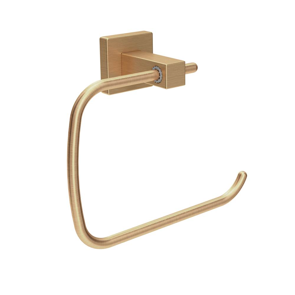 Symmons Duro Wall-Mounted Towel Ring in Brushed Bronze