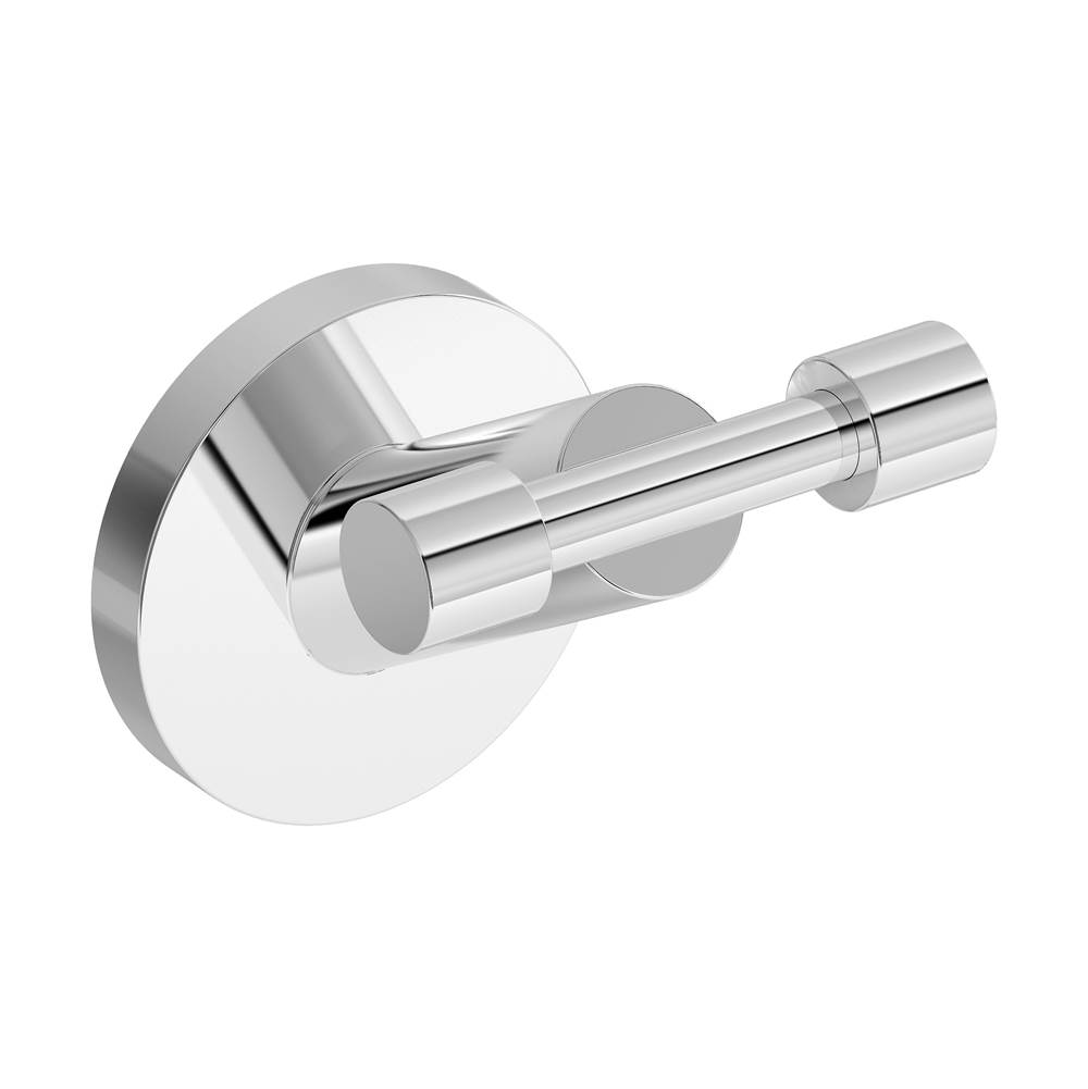 Symmons Sereno Wall-Mounted Double Robe Hook in Polished Chrome