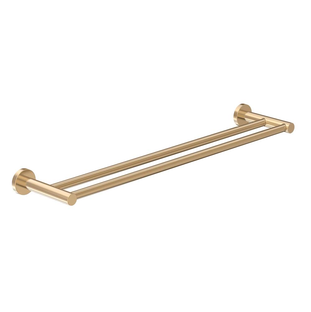 Symmons Dia 24 in. Double Wall-Mounted Towel Bar in Brushed Bronze