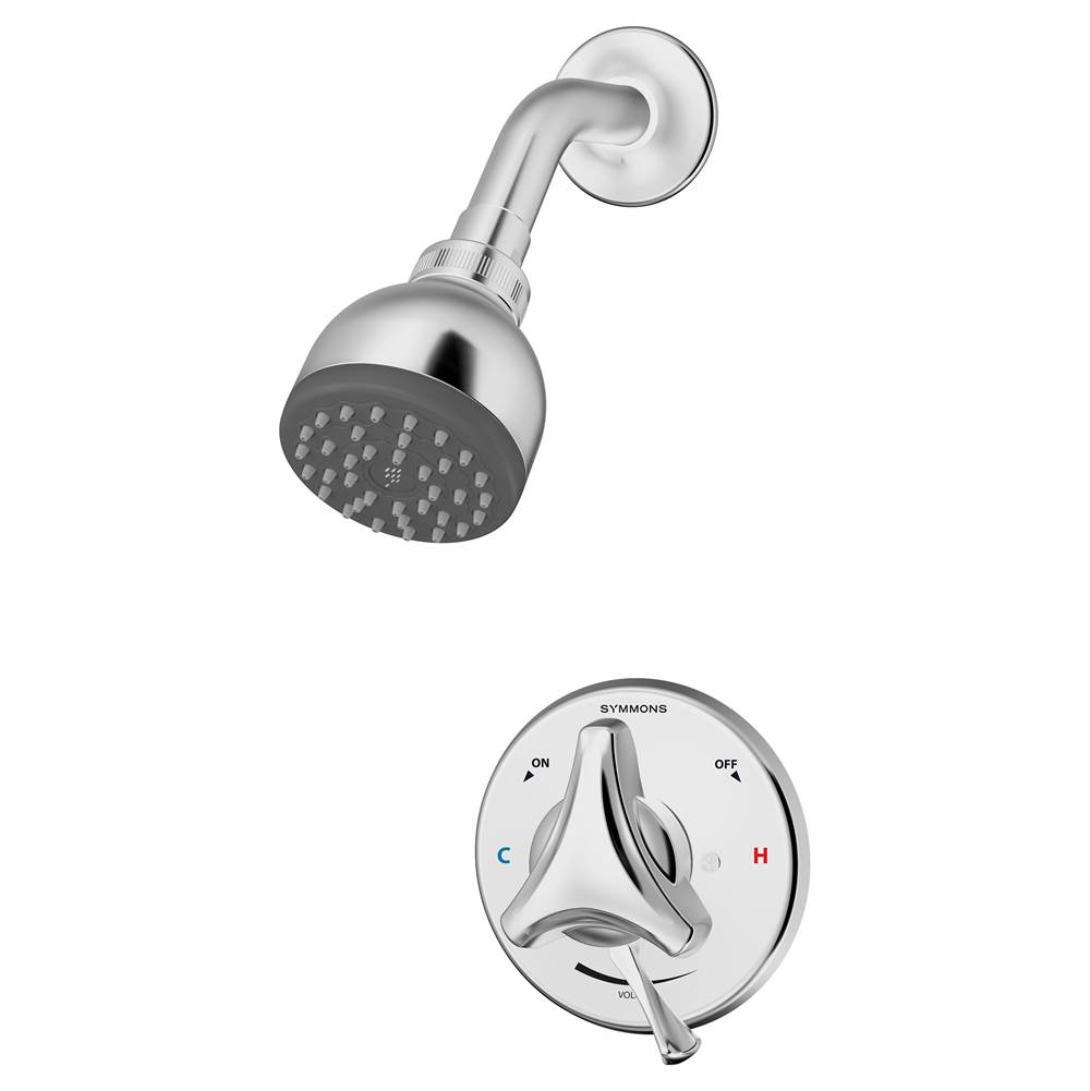 Symmons Origins Single Handle 1-Spray Shower Trim in Polished Chrome - 1.5 GPM (Valve Not Included)