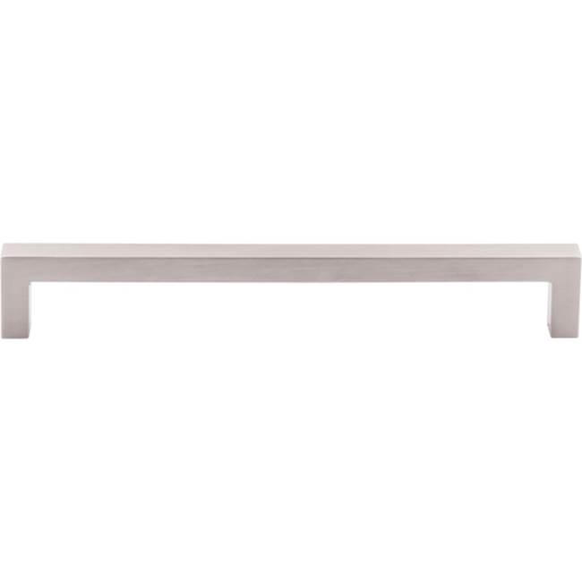 Top Knobs Square Bar Pull 7 9/16 Inch (c-c) Brushed Satin Nickel