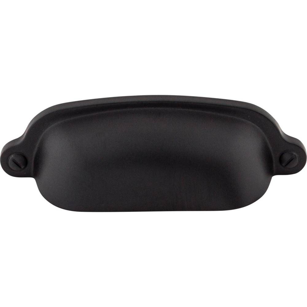 Top Knobs Charlotte Cup Pull 2 9/16 Inch (c-c) Flat Black