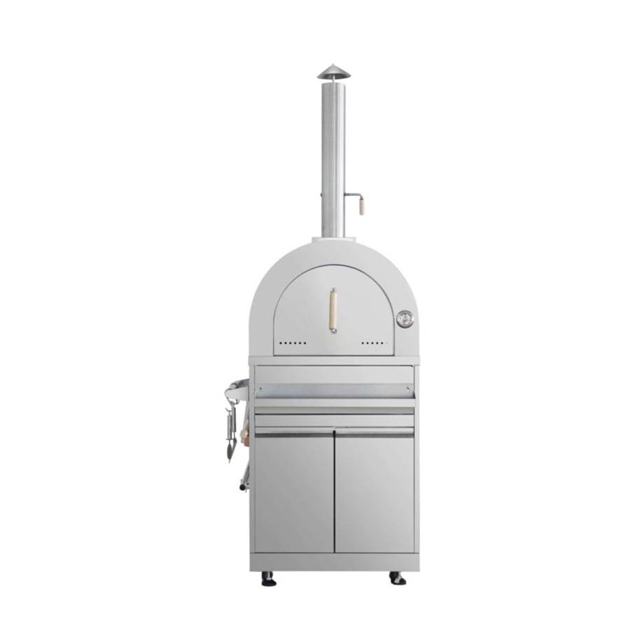 Thor Outdoor Kitchen Pizza Oven And Cabinet In Stainless Steel
