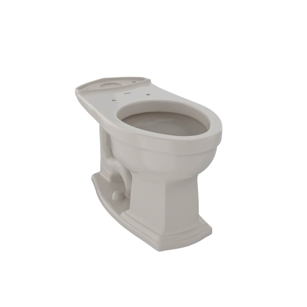 TOTO Eco Clayton® and Clayton® Universal Height Elongated Toilet Bowl, Bone