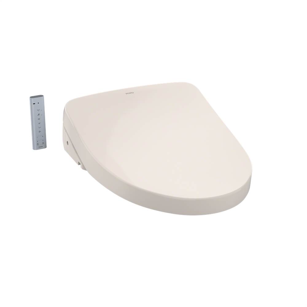 TOTO Toto® Washlet® S500E Electronic Bidet Toilet Seat With Ewater+® Bowl And Wand Cleaning, Contemporary Lid, Elongated, Sedona Beige
