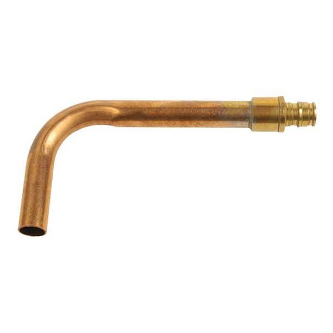 Uponor Propex Lf Copper Tub Ell, 1/2'' Pex Lf Brass X 1/2'' Copper (3'' X 6'')