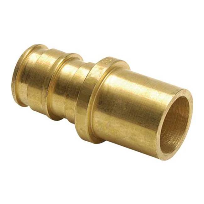Uponor Propex Lf Brass Sweat Fitting Adapter, 1 1/4'' Pex X 1 1/4'' Copper