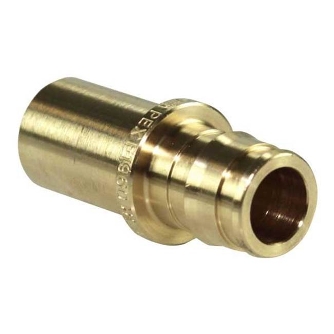 Uponor Propex Lf Brass Sweat Fitting Adapter, 1/2'' Pex X 3/4'' Copper