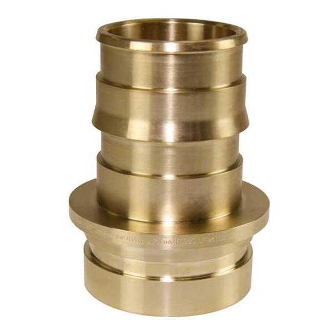 Uponor Propex Lf Groove Fitting Adapter, 2 1/2'' Pex Lf Brass X 2 1/2'' Cts Groove