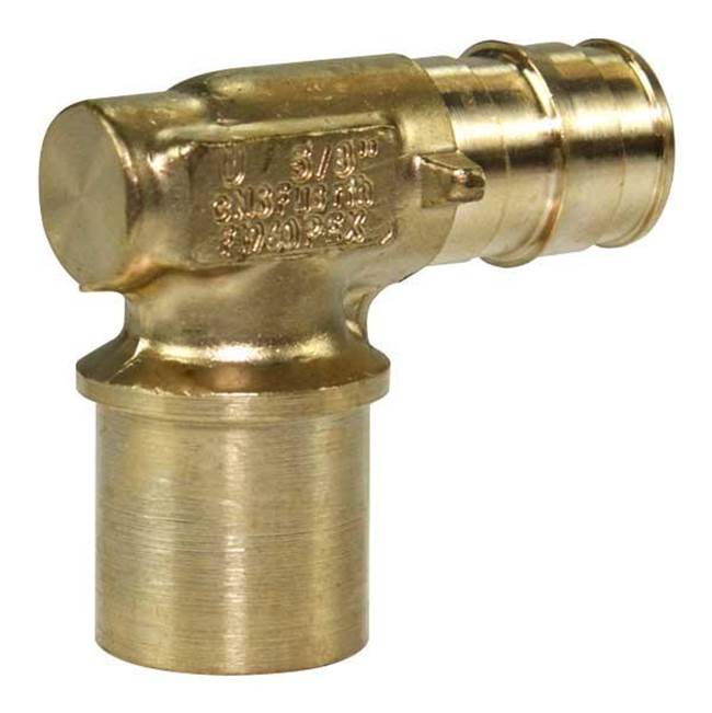 Uponor Propex Baseboard Elbow, 1/2'' Pex X 3/4'' Copper Fitting Adapter