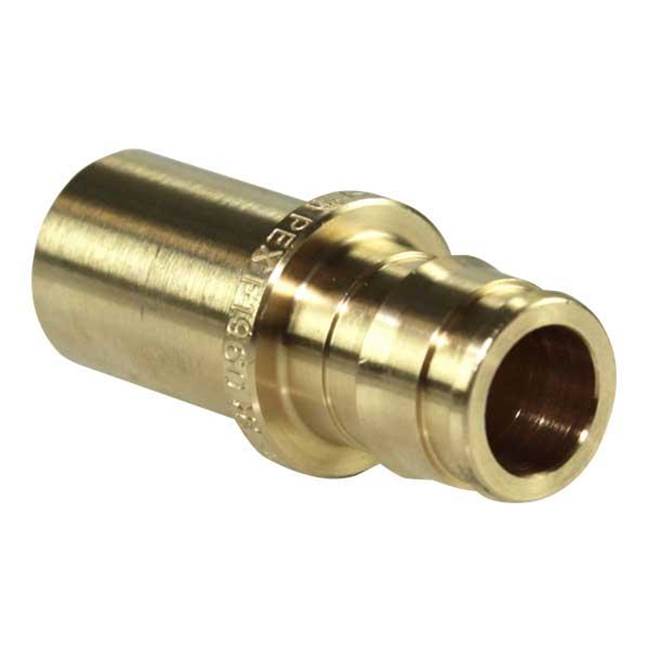Uponor Propex Brass Fitting Adapter, 5/8'' Pex X 3/4'' Copper