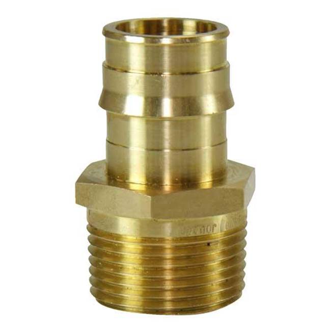 Uponor Propex Brass Male Threaded Adapter, 1'' Pex X 1'' Npt